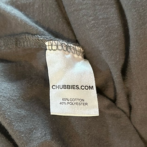 Chubbies Sky’s Out Thighs Out Cotton Blend Relaxed Beachy Tropical T-Shirt Sz L - Picture 6 of 7